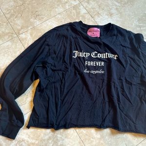 Juicy Couture black long sleeve tee by Forever 21